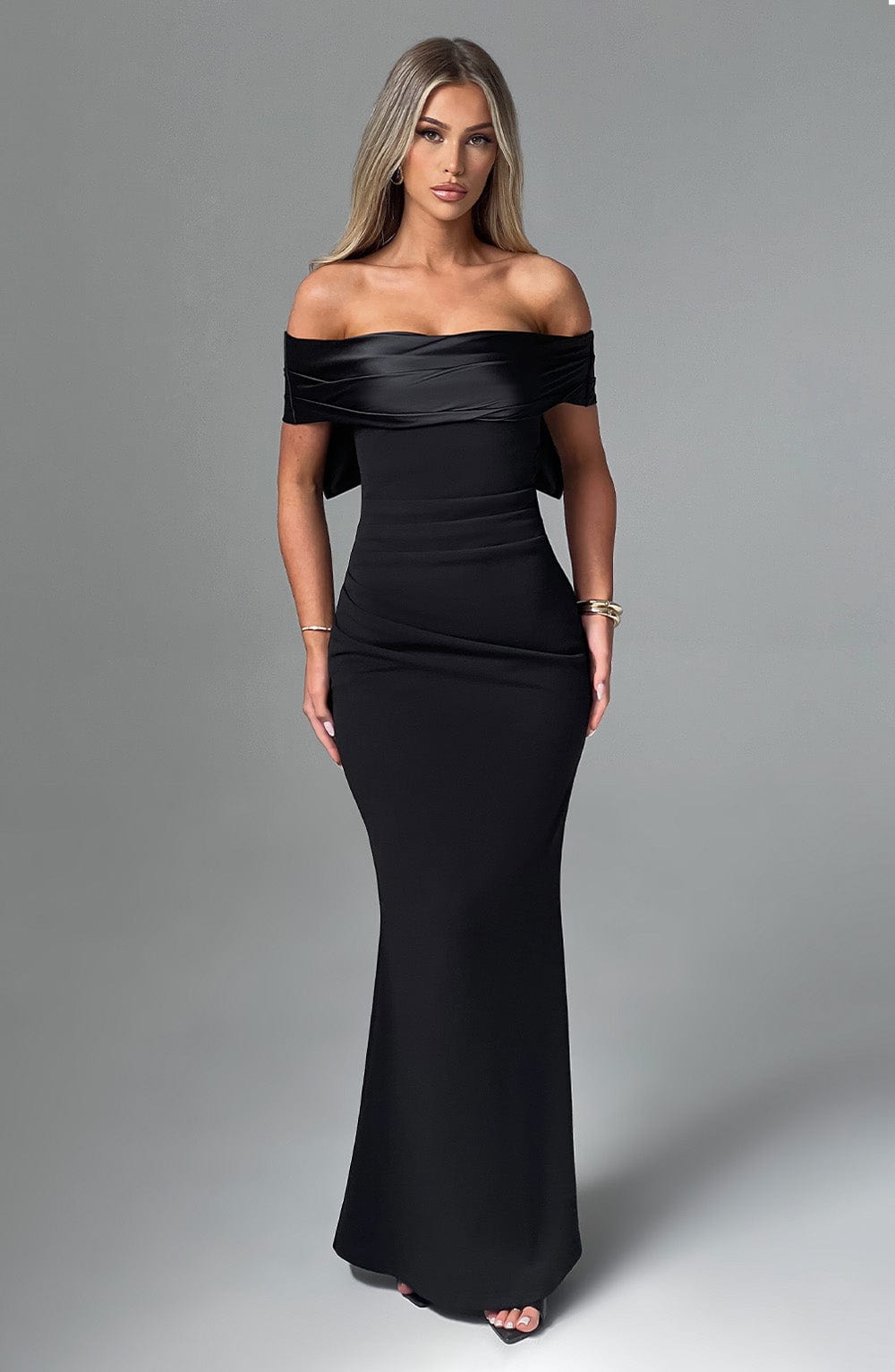 JOANNA MAXI DRESS - BLACK
