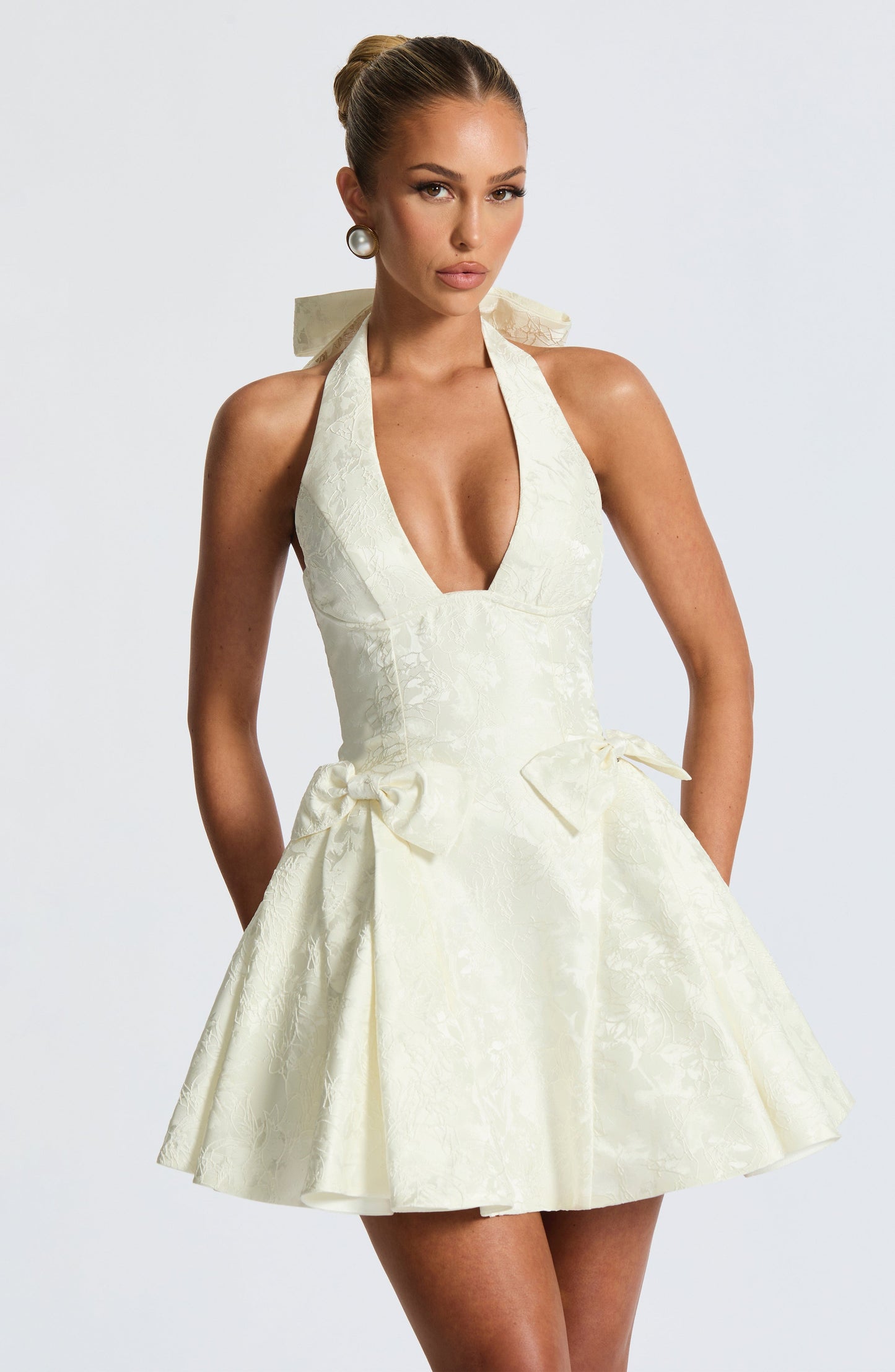 JOCELYN MINI DRESS - IVORY