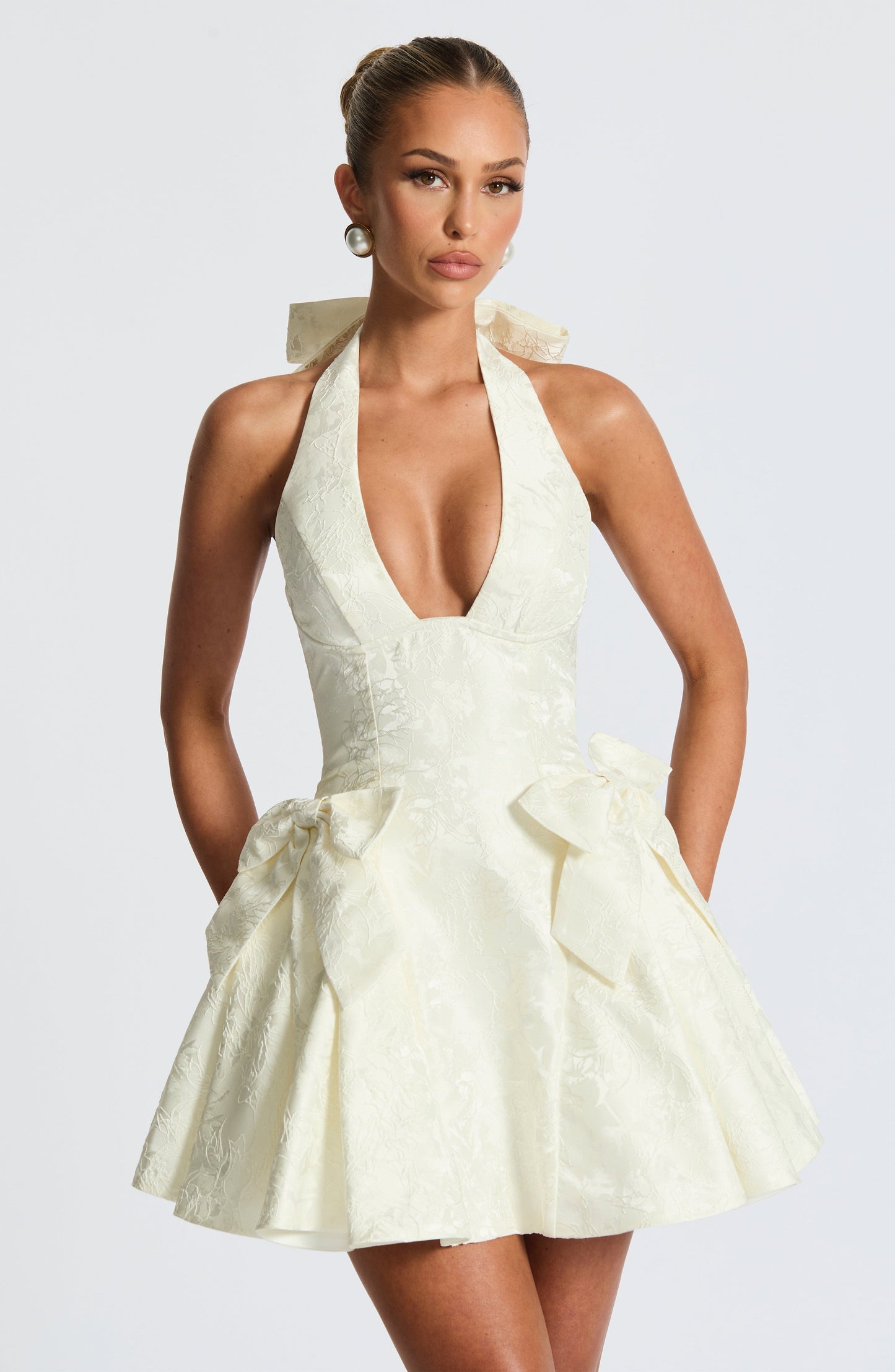 JOCELYN MINI DRESS - IVORY