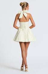 JOCELYN MINI DRESS - IVORY