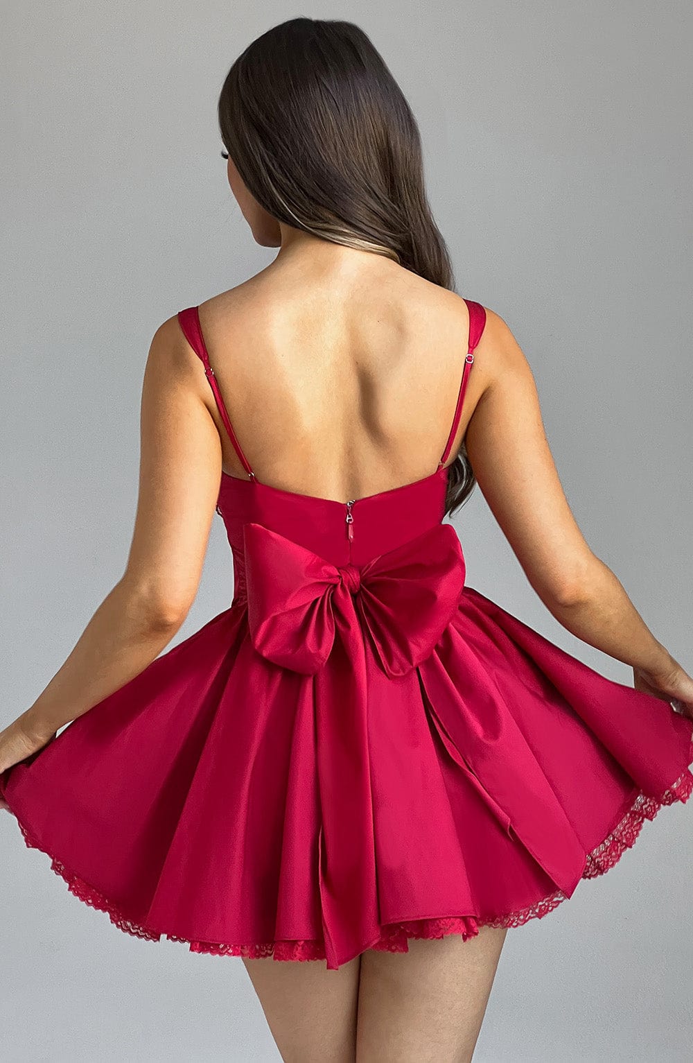 JOSIE MINI DRESS - RED
