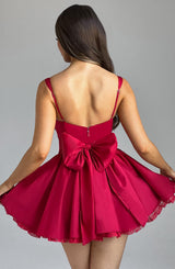 JOSIE MINI DRESS - RED