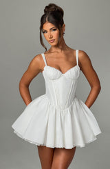JOSIE MINI DRESS - WHITE