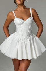 JOSIE MINI DRESS - WHITE
