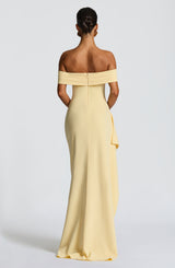 JOYCE MAXI DRESS - LEMON