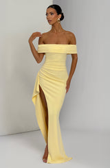 JOYCE MAXI DRESS - LEMON