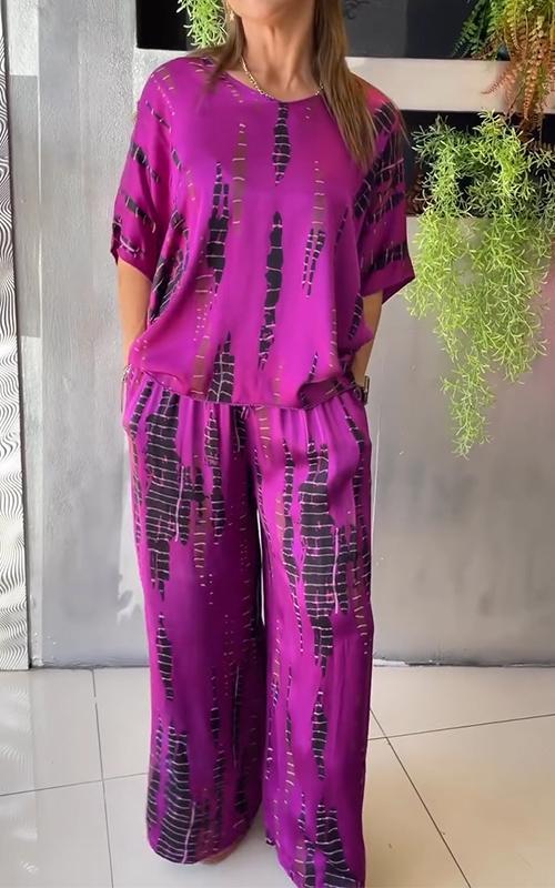 MARIE™ - CONJUNTO ESTAMPADO DE DOS PIEZAS CHIC
