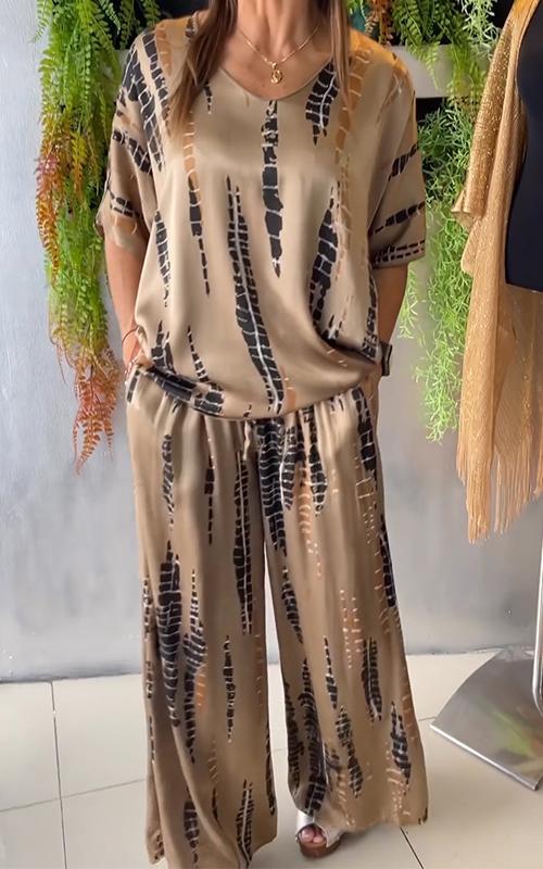 MARIE™ - CONJUNTO ESTAMPADO DE DOS PIEZAS CHIC