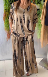 MARIE™ - CONJUNTO ESTAMPADO DE DOS PIEZAS CHIC