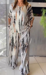 MARIE™ - CONJUNTO ESTAMPADO DE DOS PIEZAS CHIC