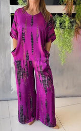 MARIE™ - CONJUNTO ESTAMPADO DE DOS PIEZAS CHIC