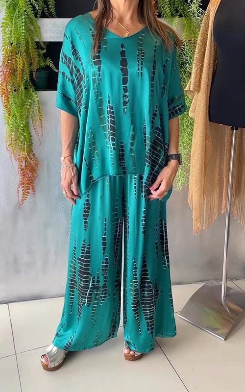 MARIE™ - CONJUNTO ESTAMPADO DE DOS PIEZAS CHIC
