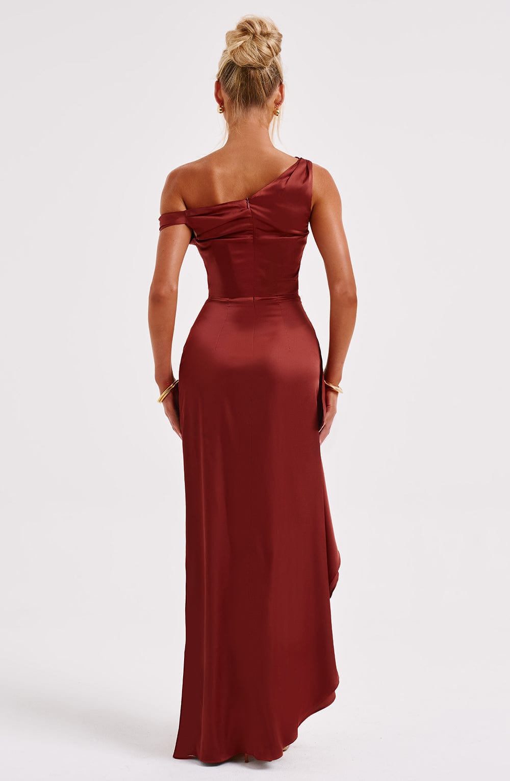 JULIENE MAXI DRESS - RUST