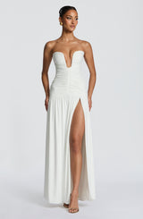 JUNIA MAXI DRESS - WHITE