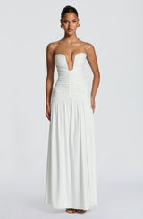 JUNIA MAXI DRESS - WHITE