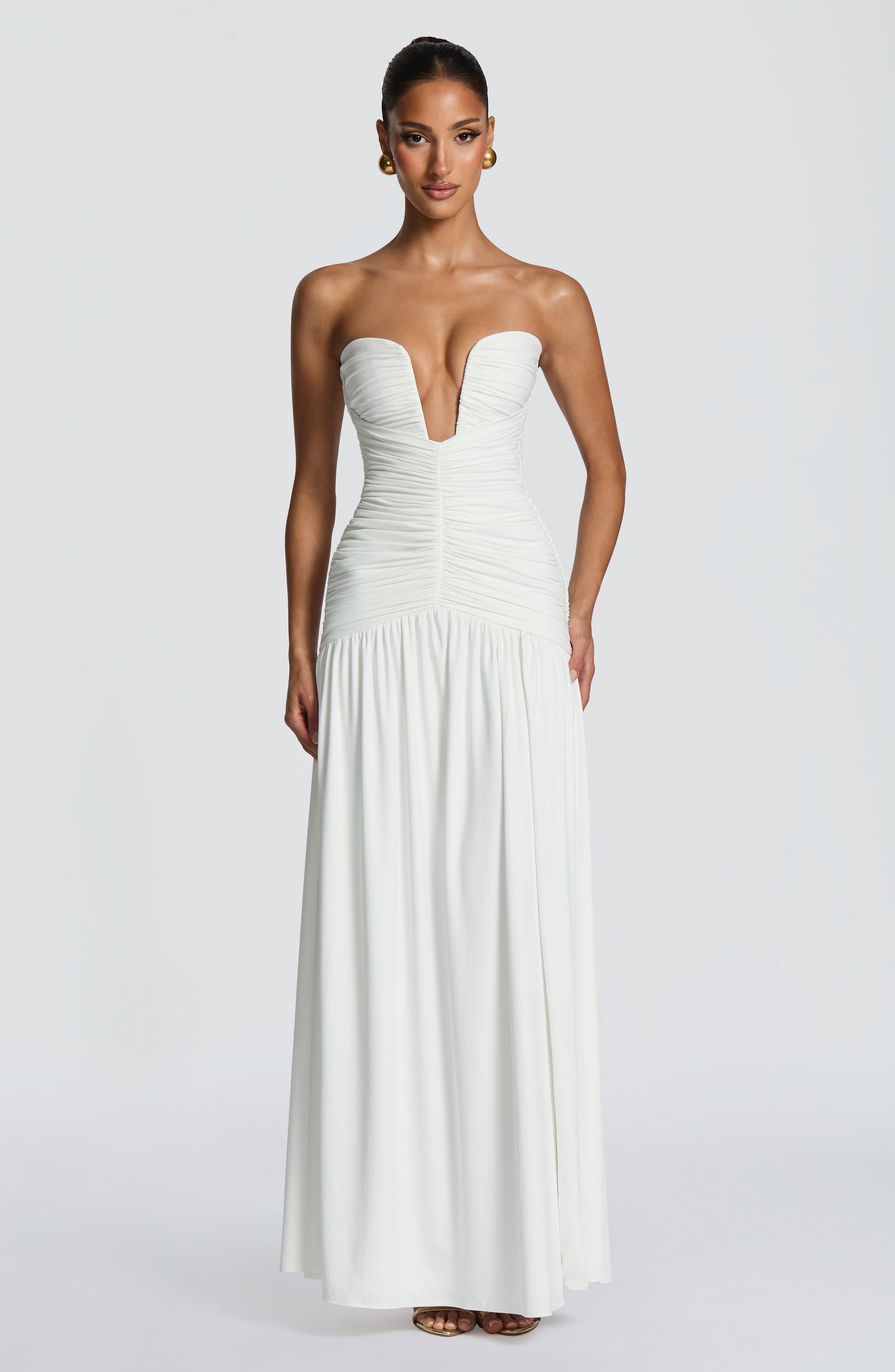 JUNIA MAXI DRESS - WHITE