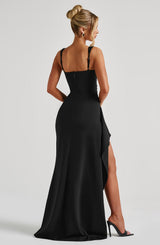 KATANA MAXI DRESS - BLACK