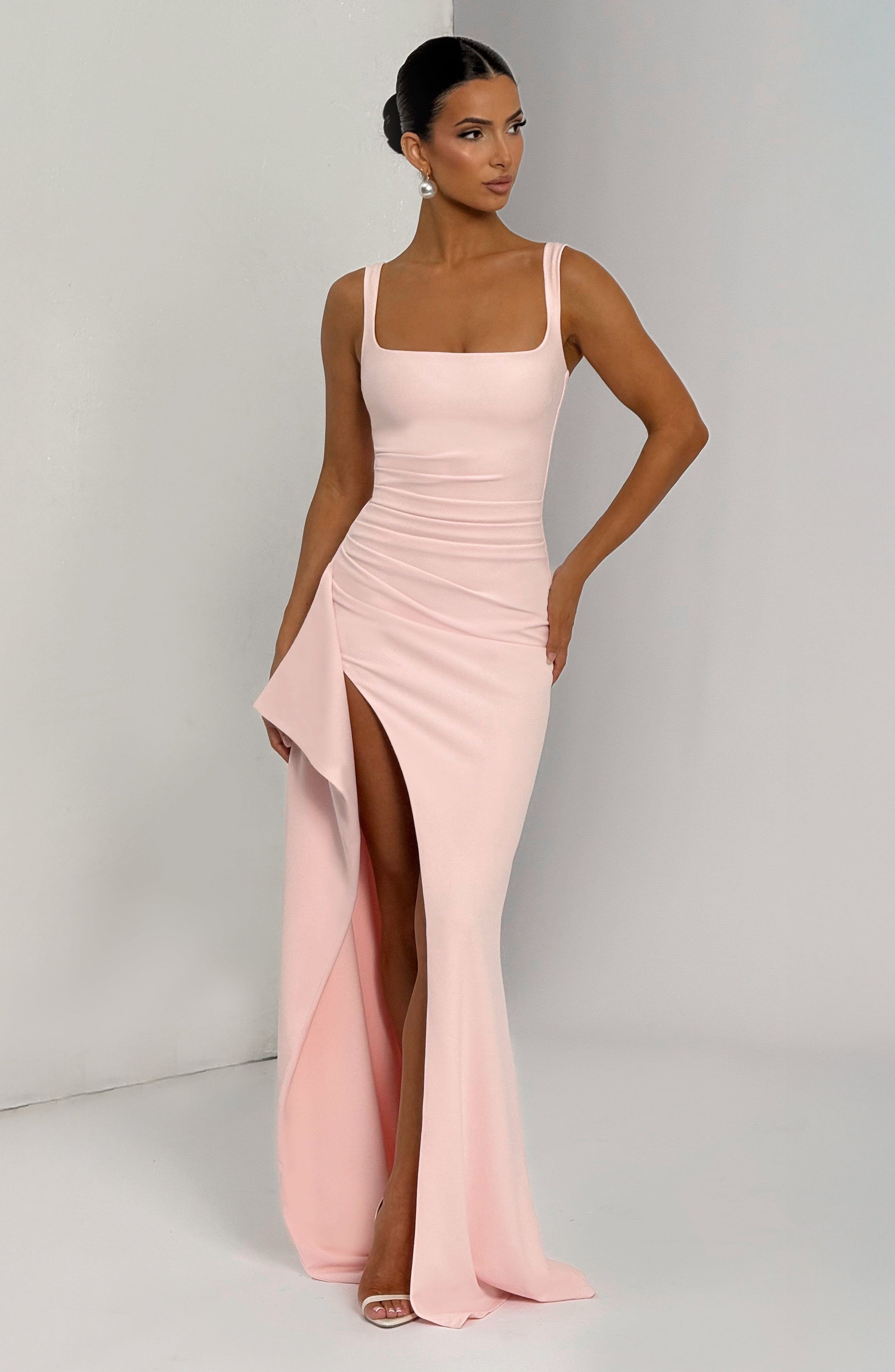 KATANA MAXI DRESS - BLUSH