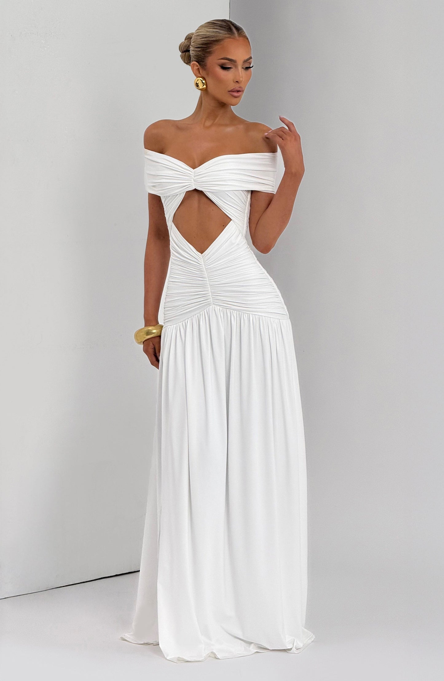 KATHRYN MAXI DRESS - WHITE