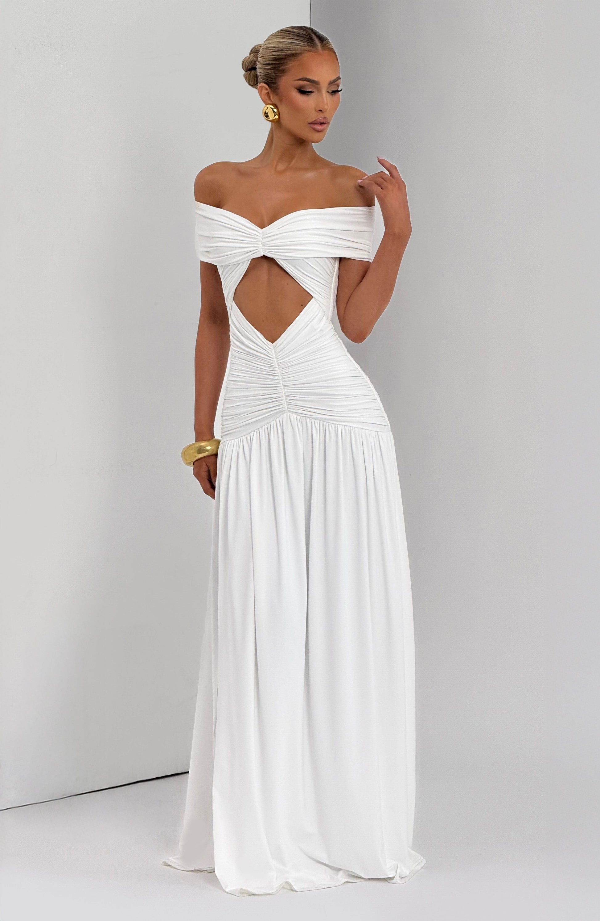 KATHRYN MAXI DRESS - WHITE