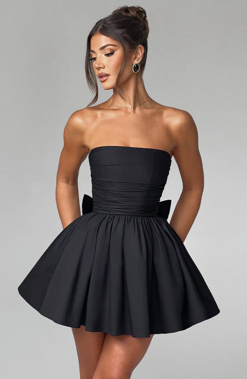 KATRINA MINI DRESS - BLACK