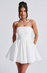 KATRINA MINI DRESS - IVORY