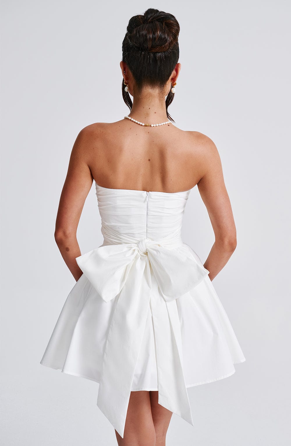KATRINA MINI DRESS - IVORY