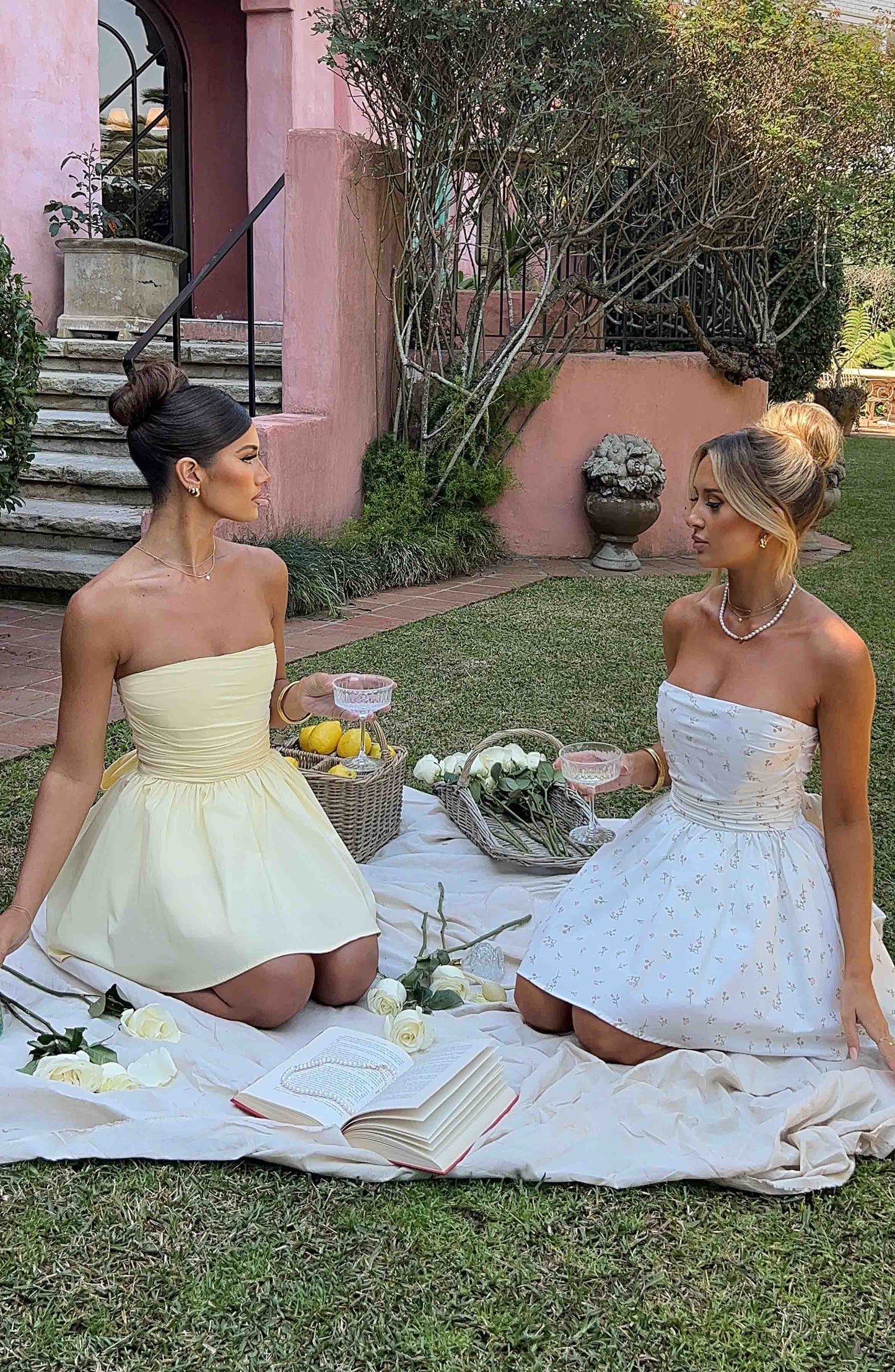 KATRINA MINI DRESS - LEMON