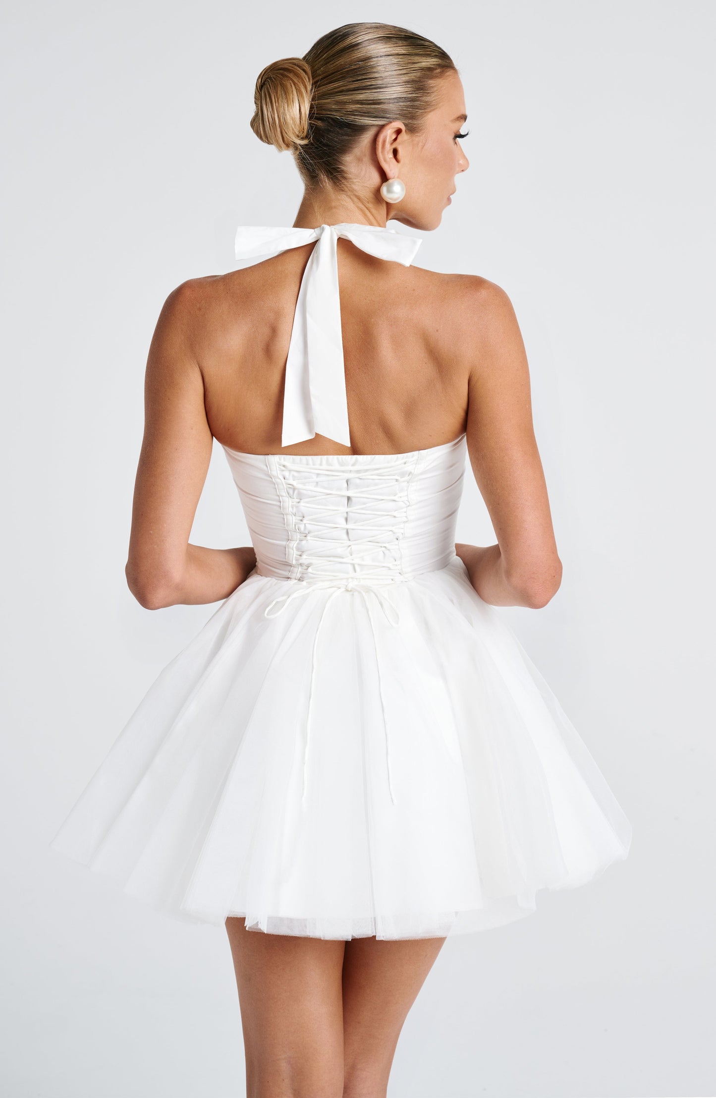 KEELY MINI DRESS - IVORY