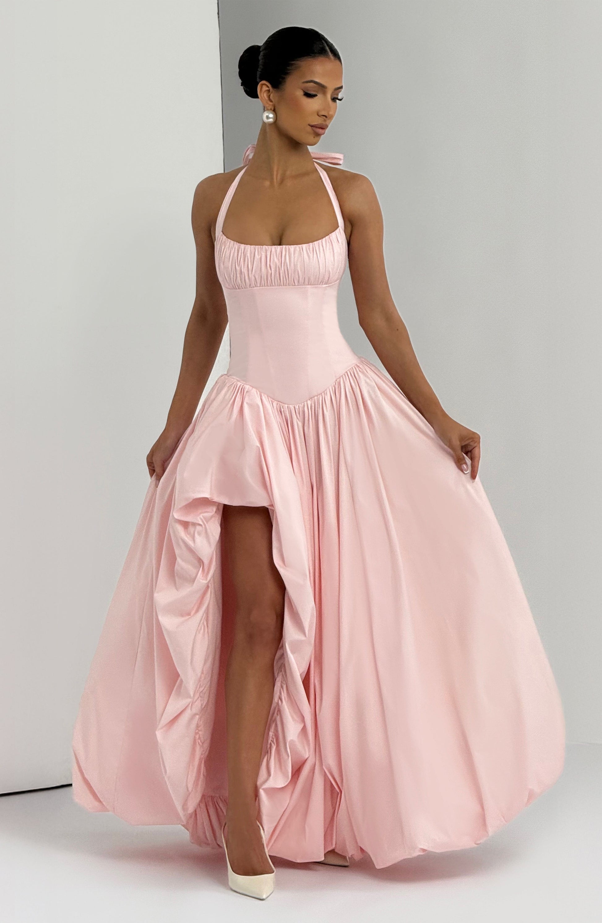 KEIRA MAXI DRESS - BLUSH