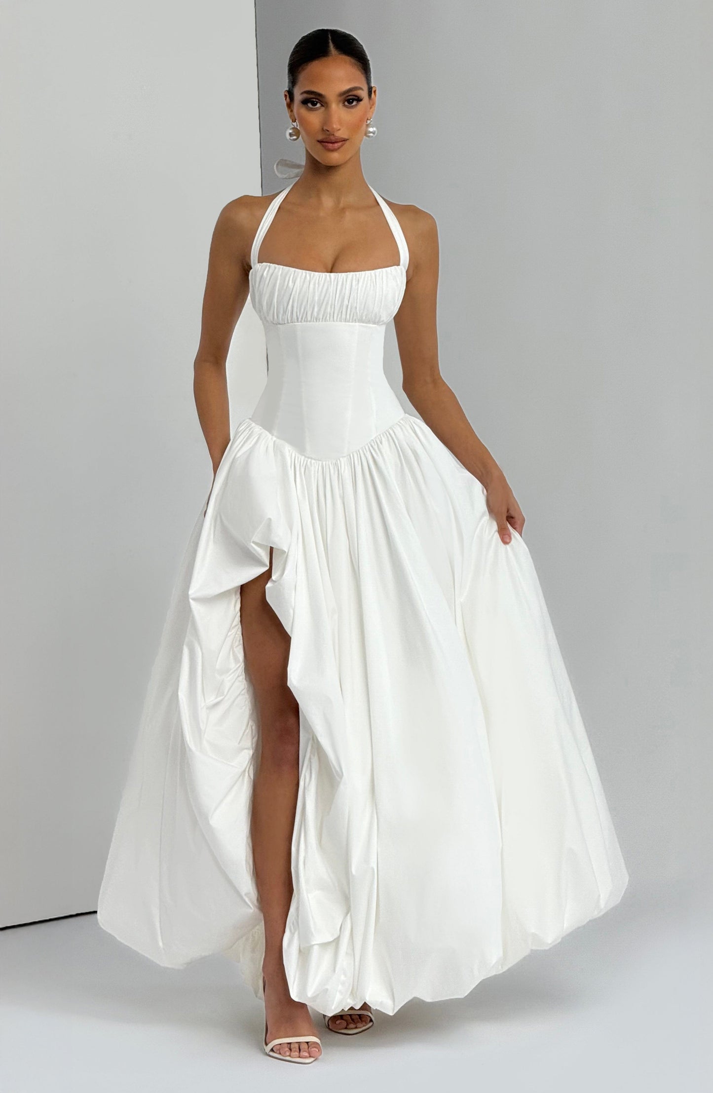 KEIRA MAXI DRESS - IVORY
