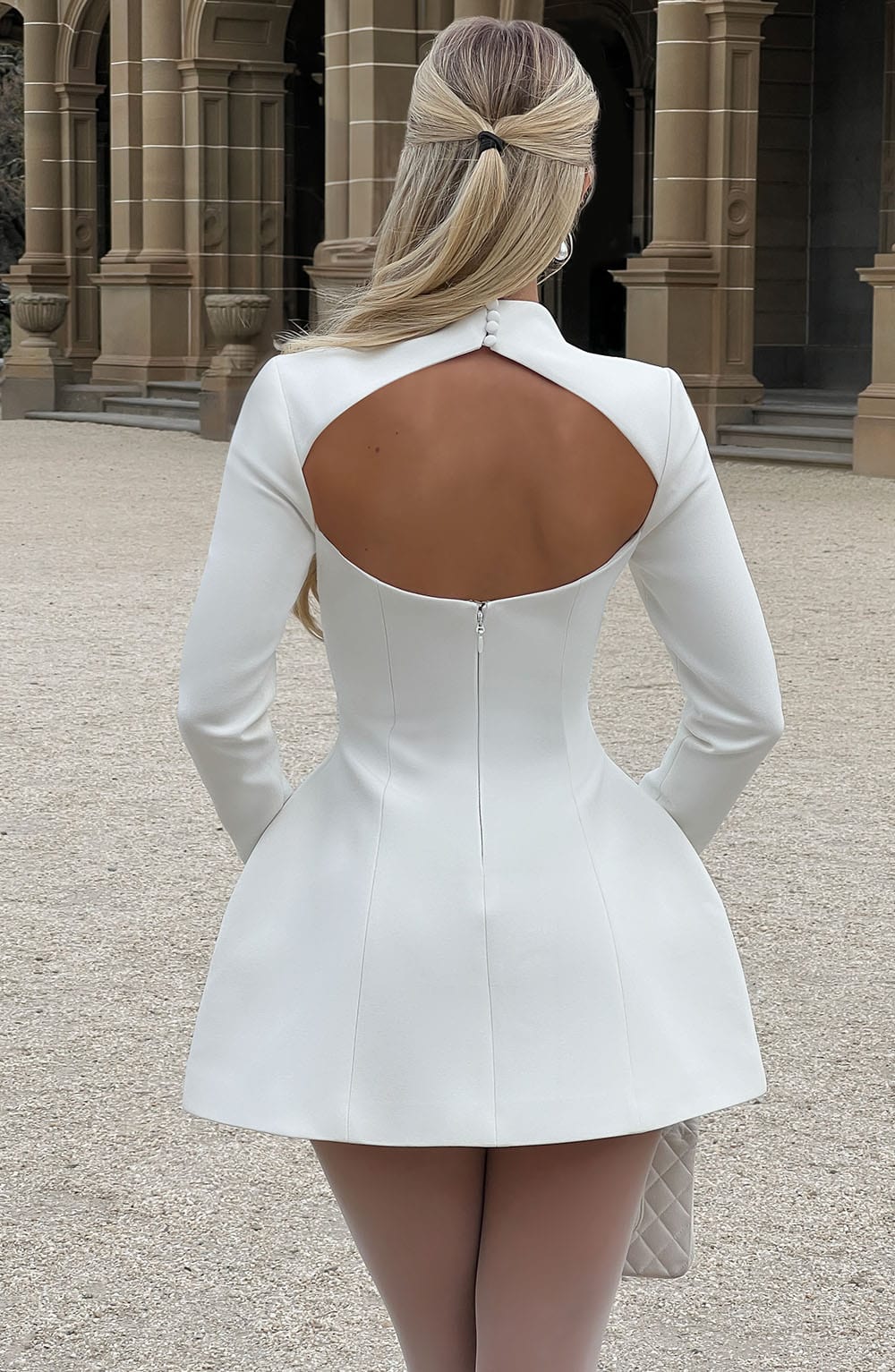 KELLY MINI DRESS - IVORY