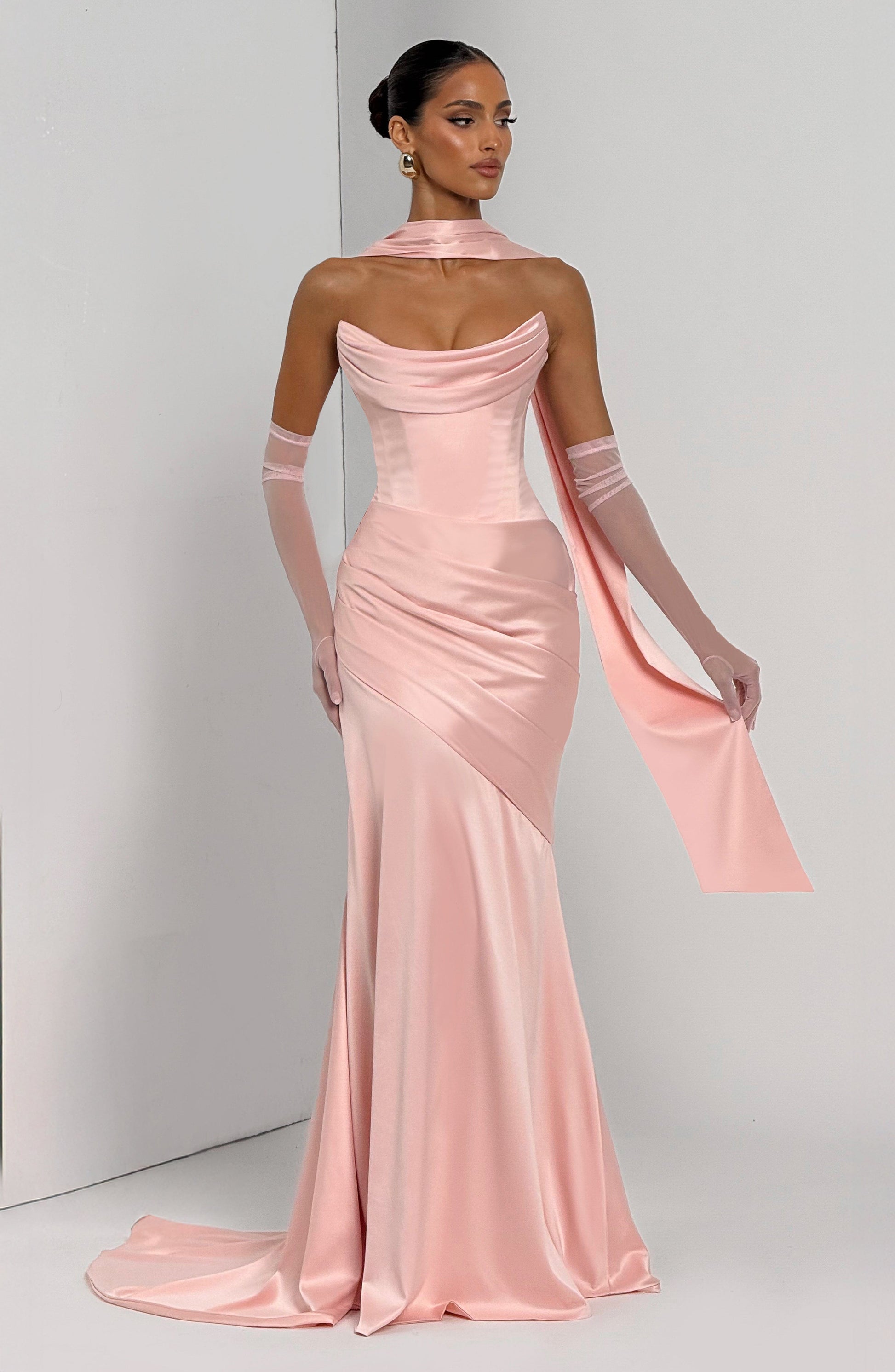 KENSINGTON MAXI DRESS - BLUSH