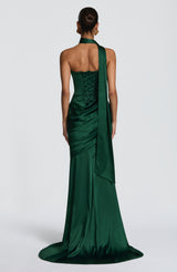 KENSINGTON MAXI DRESS - EMERALD