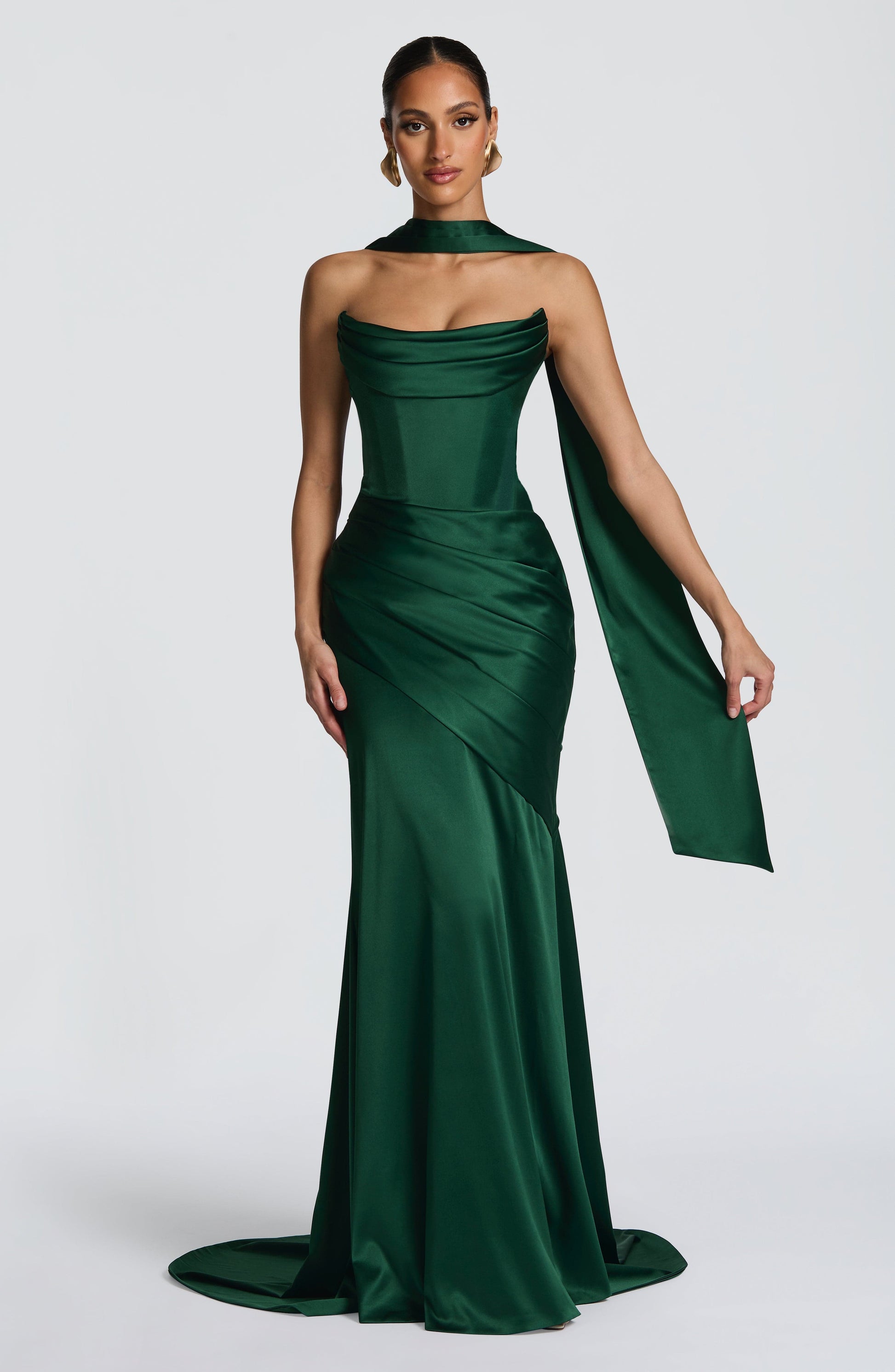KENSINGTON MAXI DRESS - EMERALD