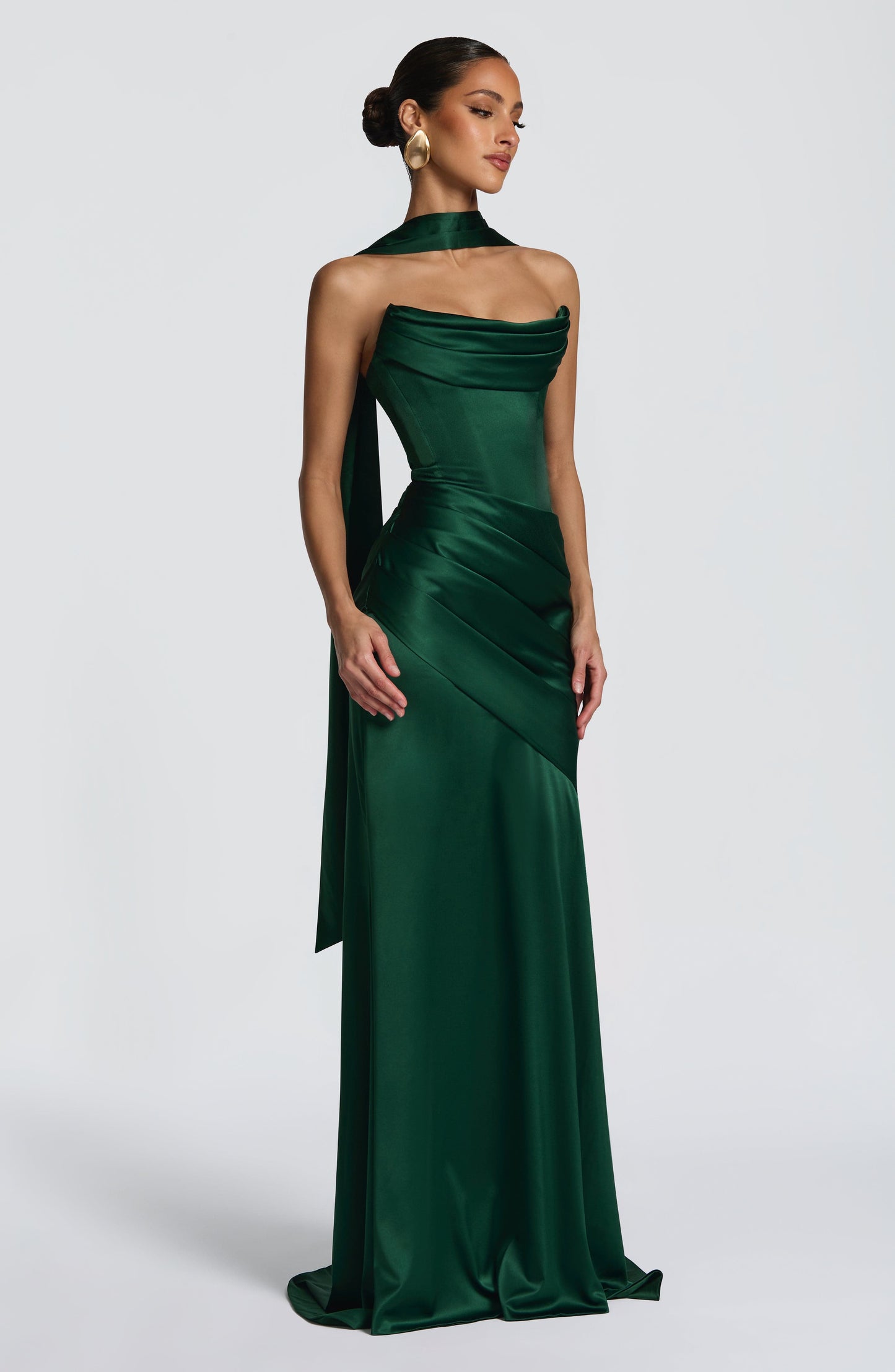 KENSINGTON MAXI DRESS - EMERALD