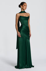 KENSINGTON MAXI DRESS - EMERALD