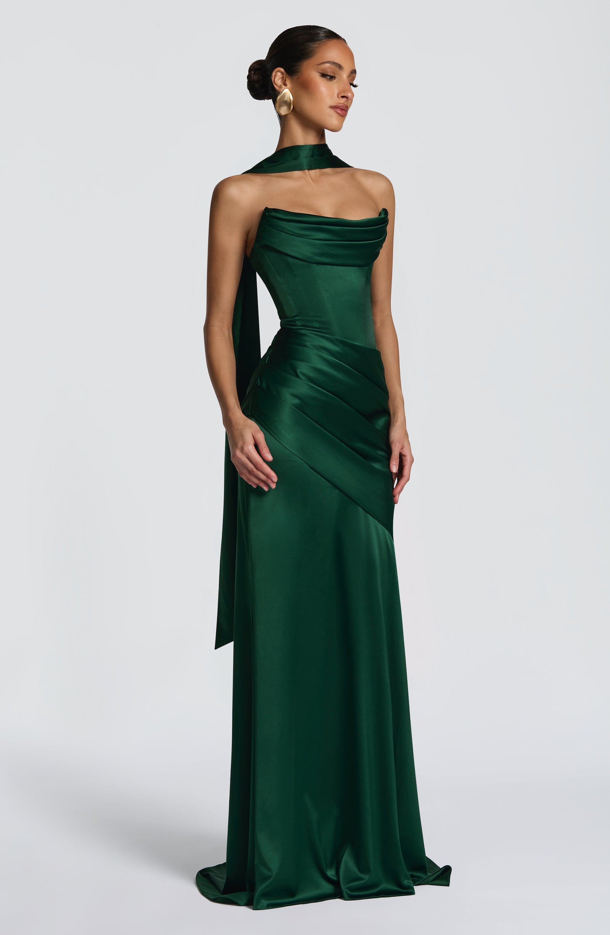 KENSINGTON MAXI DRESS - EMERALD