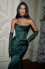 KENSINGTON MAXI DRESS - EMERALD