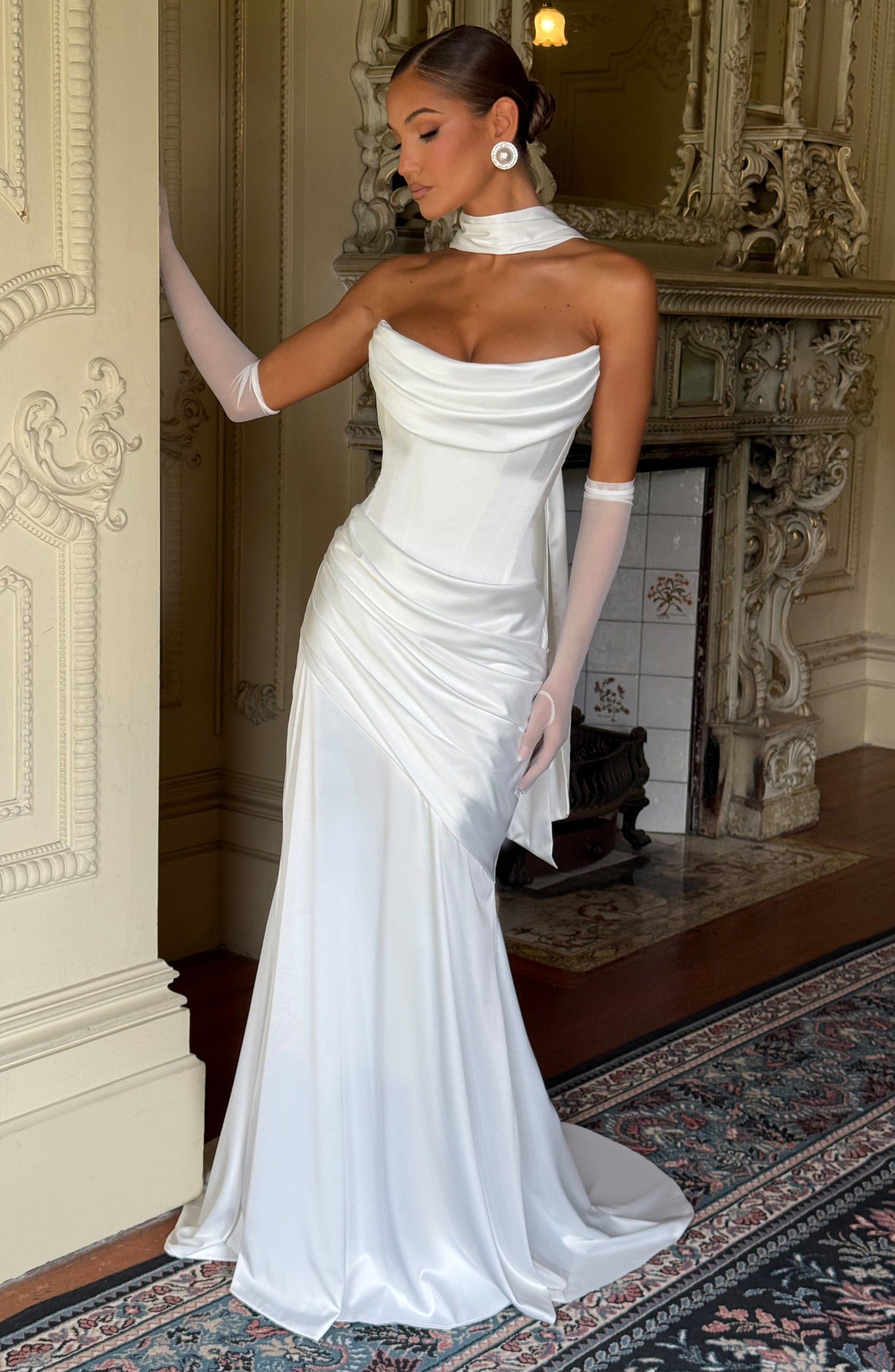 KENSINGTON MAXI DRESS - IVORY