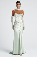 KENSINGTON MAXI DRESS - MINT