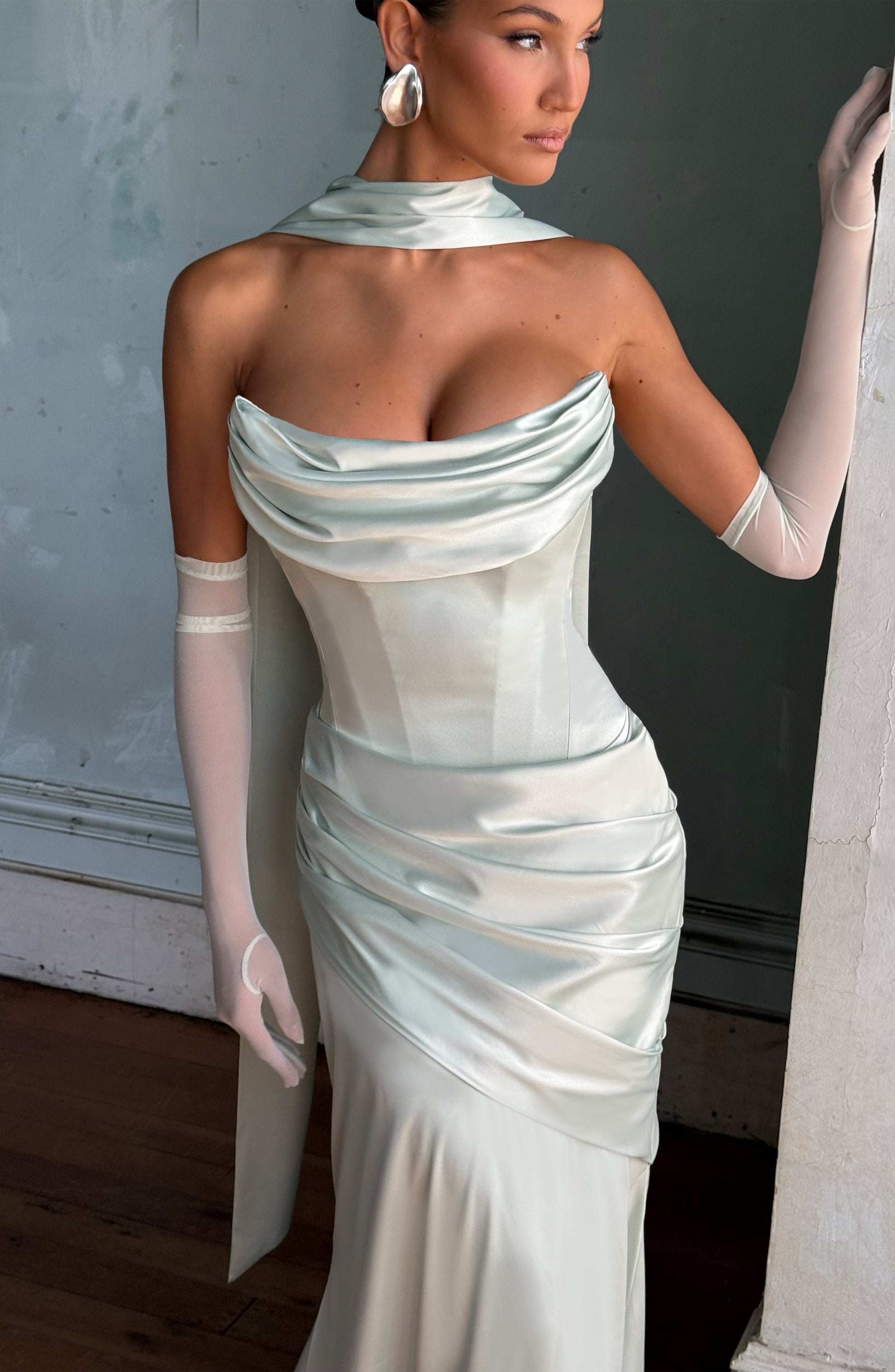 KENSINGTON MAXI DRESS - MINT