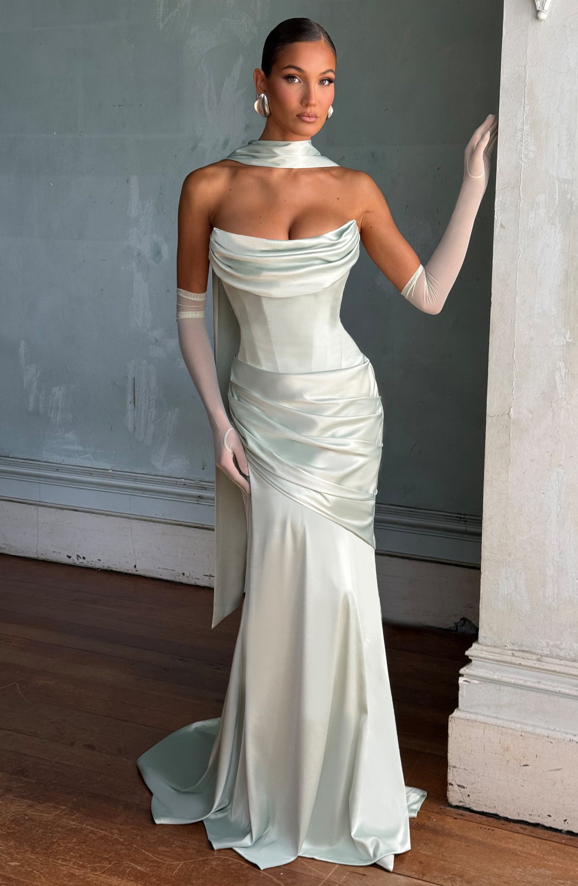KENSINGTON MAXI DRESS - MINT