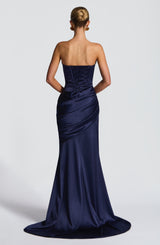 KENSINGTON MAXI DRESS - NAVY