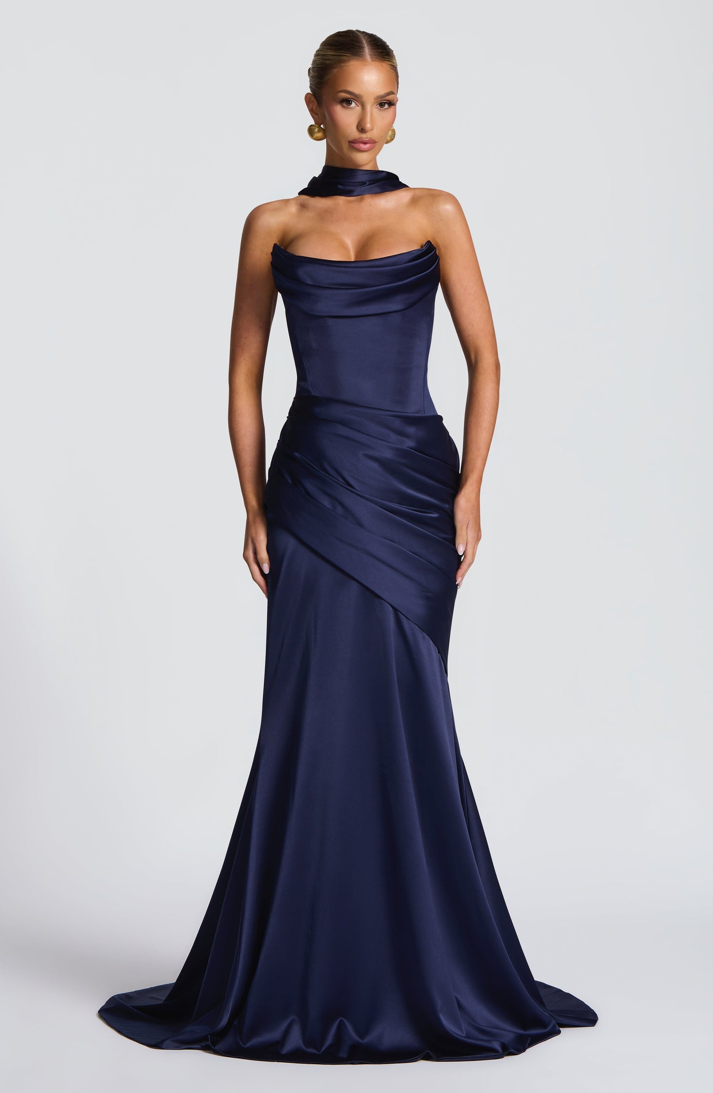 KENSINGTON MAXI DRESS - NAVY