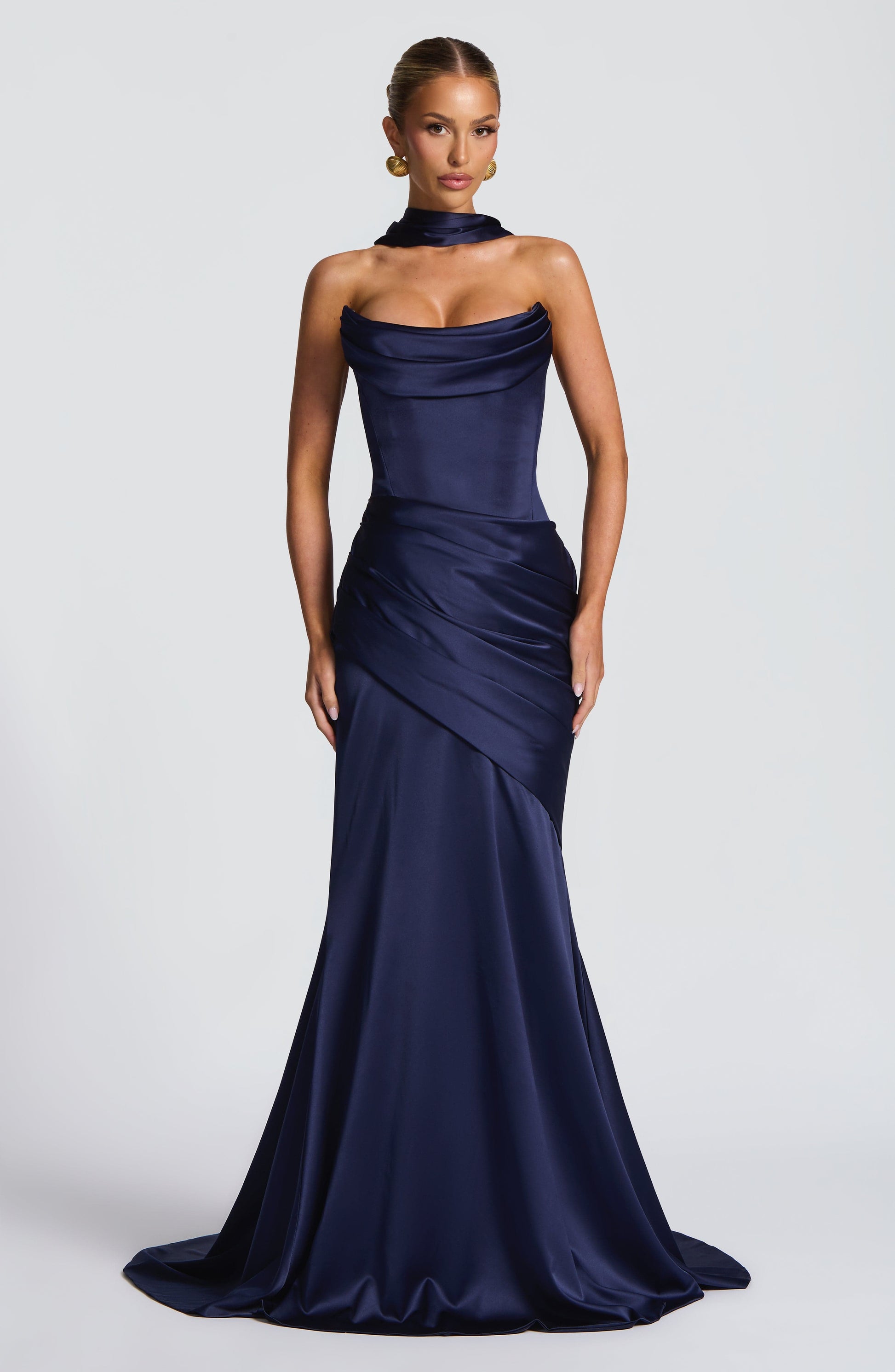 KENSINGTON MAXI DRESS - NAVY