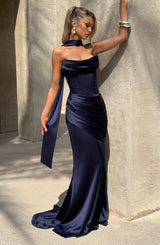 KENSINGTON MAXI DRESS - NAVY