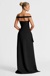 KHALESIA MAXI DRESS - BLACK