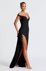 KHALESIA MAXI DRESS - BLACK