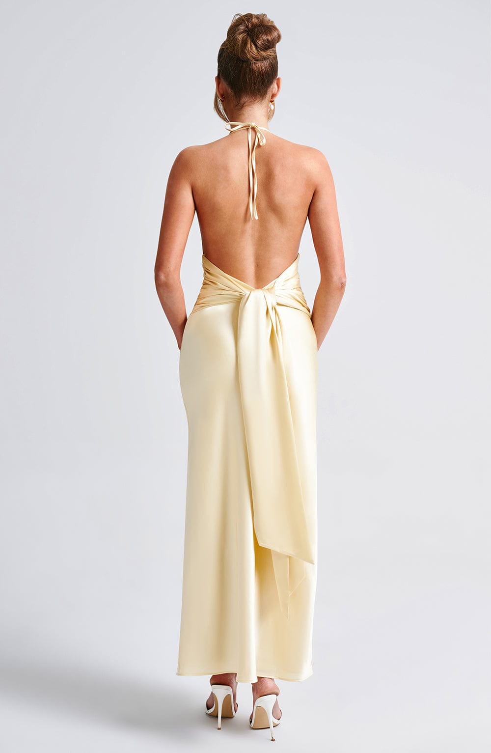 KIANDRA MAXI DRESS - LEMON
